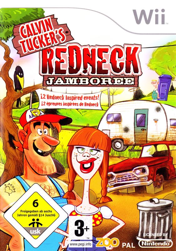 Calvin Tucker's Redneck Jamboree box art for Wii